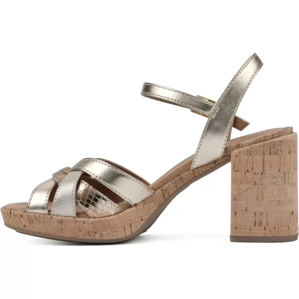 WHITE MOUNTAIN Women's Dubonnet Platform Sandal