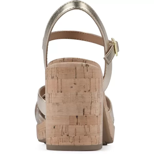 WHITE MOUNTAIN Women's Dubonnet Platform Sandal