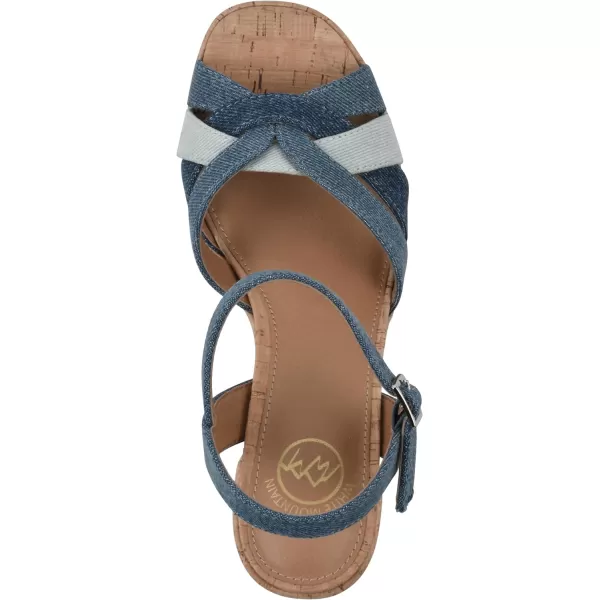 WHITE MOUNTAIN Women's Dubonnet Platform Sandal