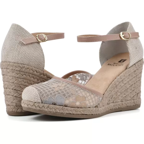 WHITE MOUNTAIN Women's Mamba Espadrille Wedge Sandal