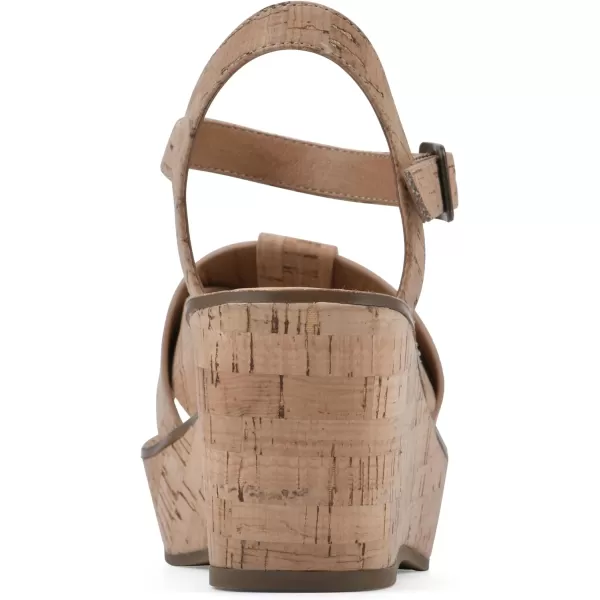 WHITE MOUNTAIN Women's Simple Wedge Sandal