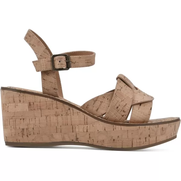 WHITE MOUNTAIN Women's Simple Wedge Sandal