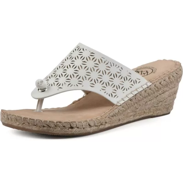 WHITE MOUNTAIN Women's Beaux Espadrille Wedge Sandal