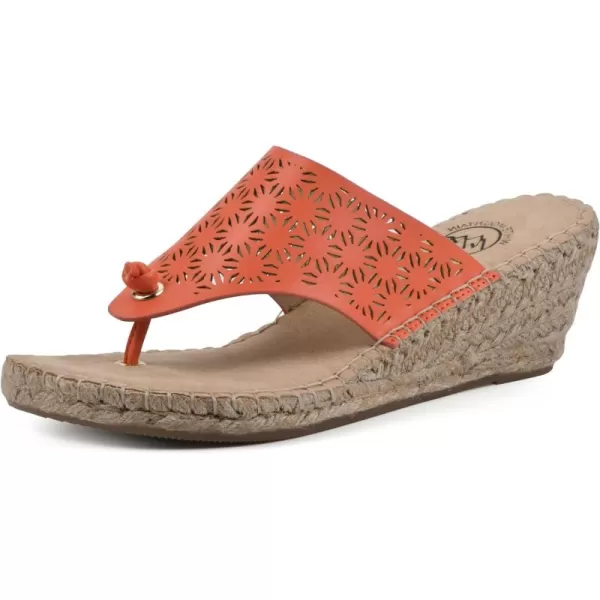 WHITE MOUNTAIN Women's Beaux Espadrille Wedge Sandal
