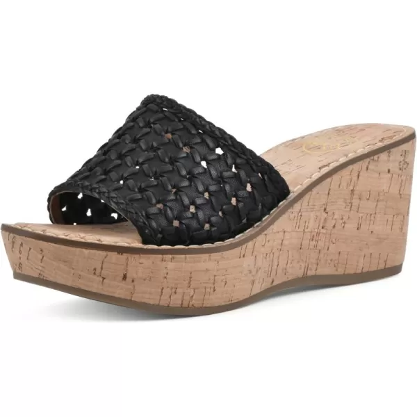 WHITE MOUNTAIN Women's Charges Woven Wedge Sandal