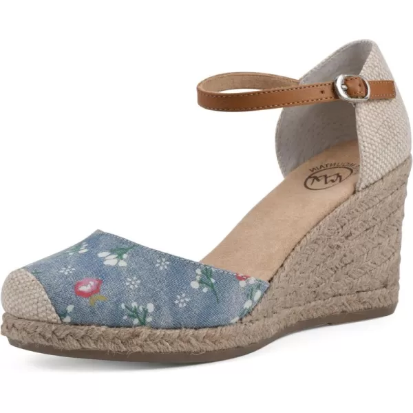 WHITE MOUNTAIN Women's Mamba Espadrille Wedge Sandal