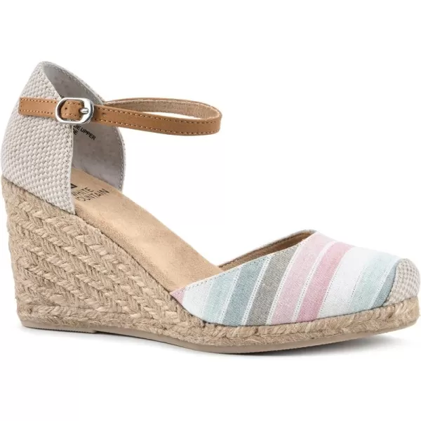 WHITE MOUNTAIN Women's Mamba Espadrille Wedge Sandal