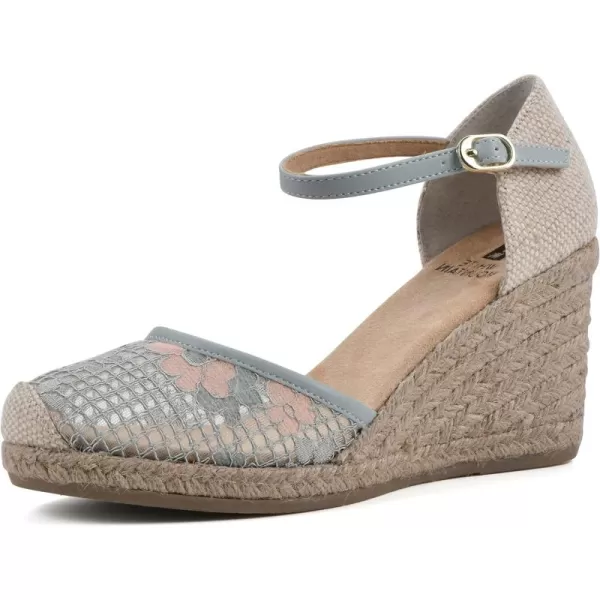 WHITE MOUNTAIN Women's Mamba Espadrille Wedge Sandal