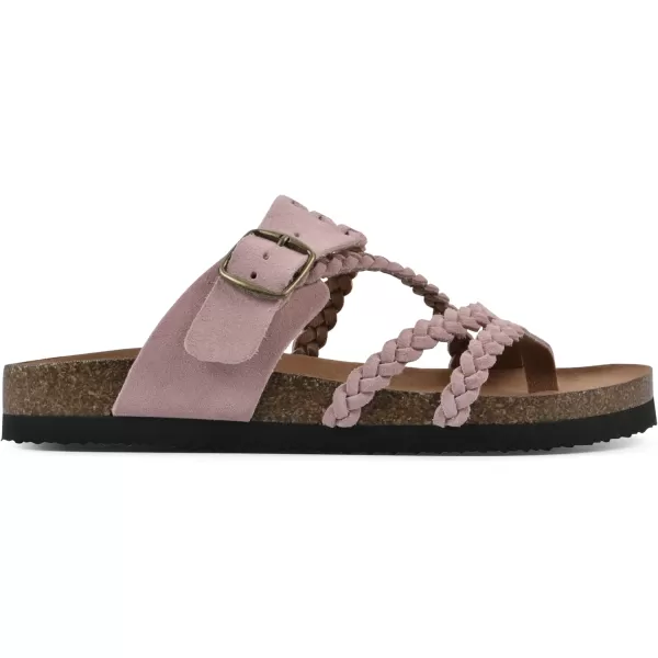 WHITE MOUNTAIN Women's Hayleigh Signature Comfort Molded Braided Footbed Sandal