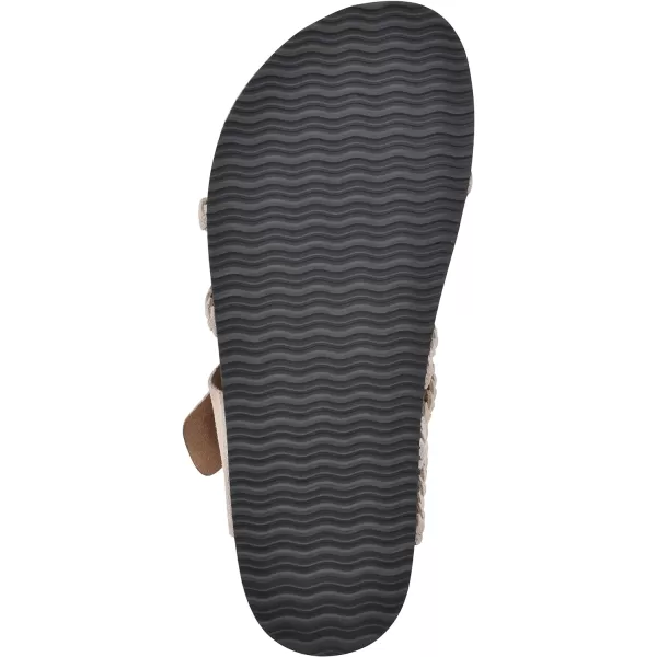 WHITE MOUNTAIN Women's Hayleigh Signature Comfort Molded Braided Footbed Sandal