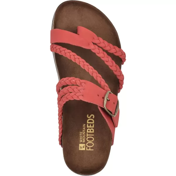 WHITE MOUNTAIN Women's Hayleigh Signature Comfort Molded Braided Footbed Sandal
