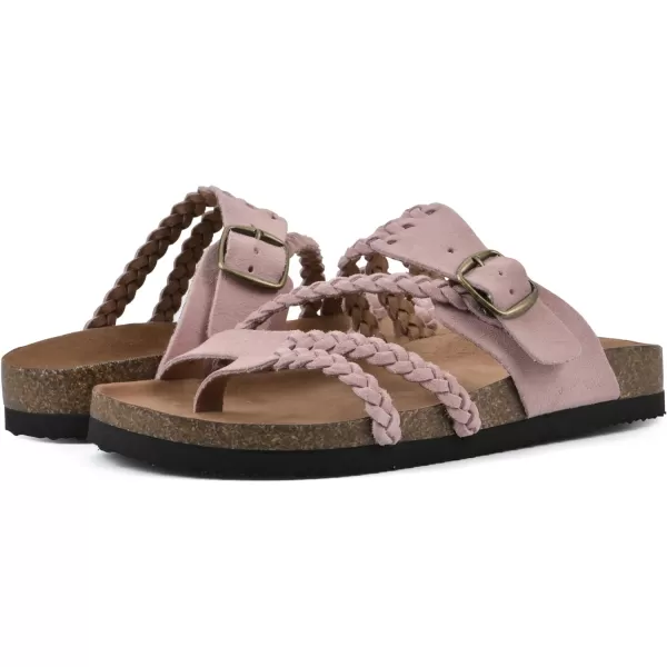 WHITE MOUNTAIN Women's Hayleigh Signature Comfort Molded Braided Footbed Sandal