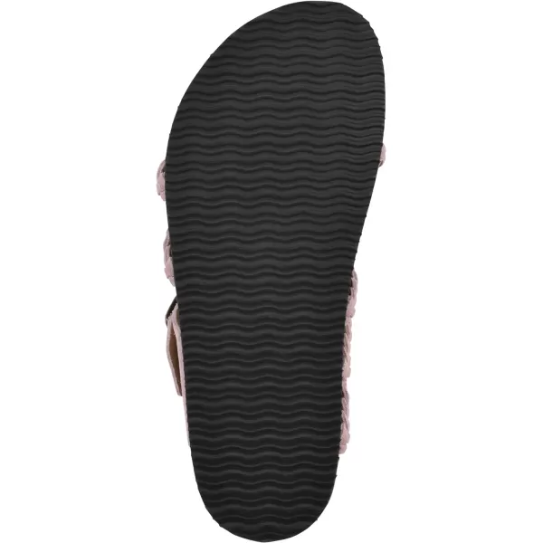 WHITE MOUNTAIN Women's Hayleigh Signature Comfort Molded Braided Footbed Sandal