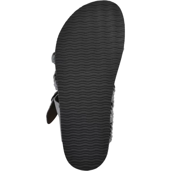 WHITE MOUNTAIN Women's Hayleigh Signature Comfort Molded Braided Footbed Sandal