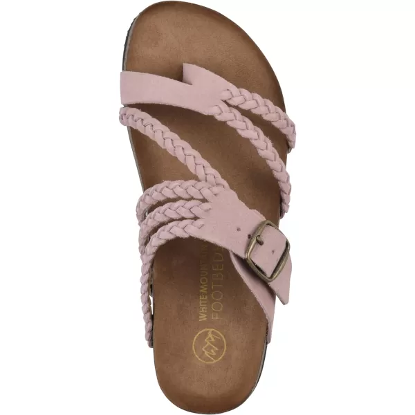 WHITE MOUNTAIN Women's Hayleigh Signature Comfort Molded Braided Footbed Sandal