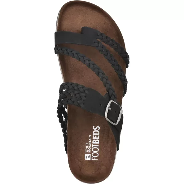 WHITE MOUNTAIN Women's Hayleigh Signature Comfort Molded Braided Footbed Sandal