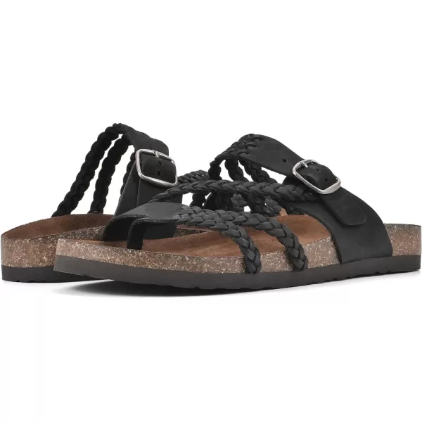 WHITE MOUNTAIN Women's Hayleigh Signature Comfort Molded Braided Footbed Sandal