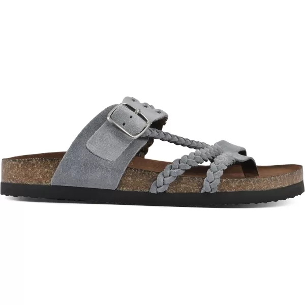 WHITE MOUNTAIN Women's Hayleigh Signature Comfort Molded Braided Footbed Sandal