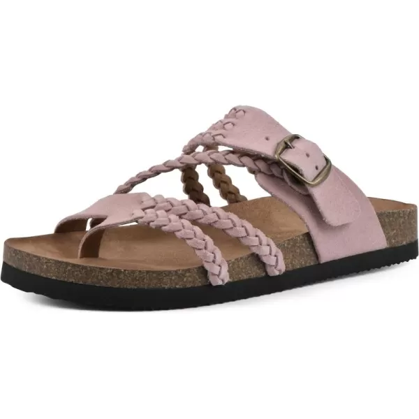 WHITE MOUNTAIN Women's Hayleigh Signature Comfort Molded Braided Footbed Sandal