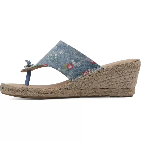 WHITE MOUNTAIN Women's Beachball Espadrille Wedge Sandal