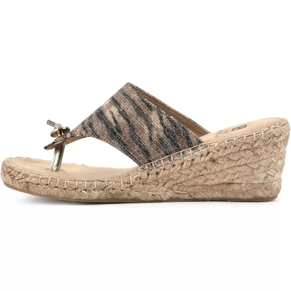 WHITE MOUNTAIN Women's Beachball Espadrille Wedge Sandal
