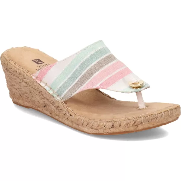 WHITE MOUNTAIN Women's Beachball Espadrille Wedge Sandal