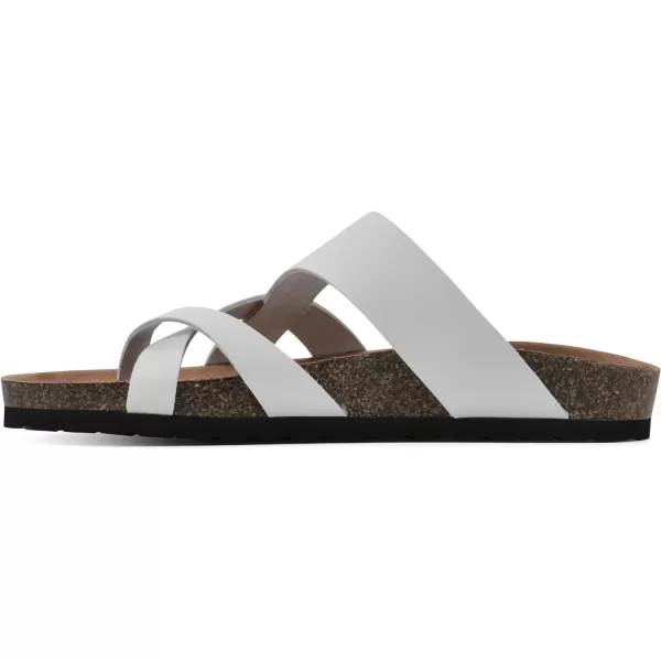 WHITE MOUNTAIN Women's Graph Flat Sandal