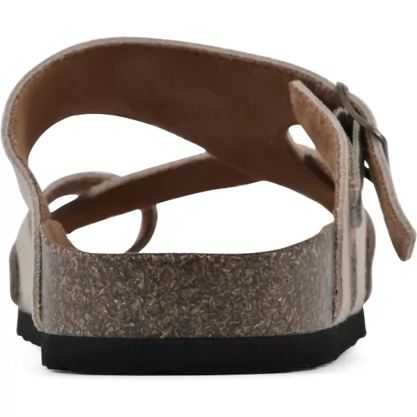 WHITE MOUNTAIN Women's Graph Flat Sandal