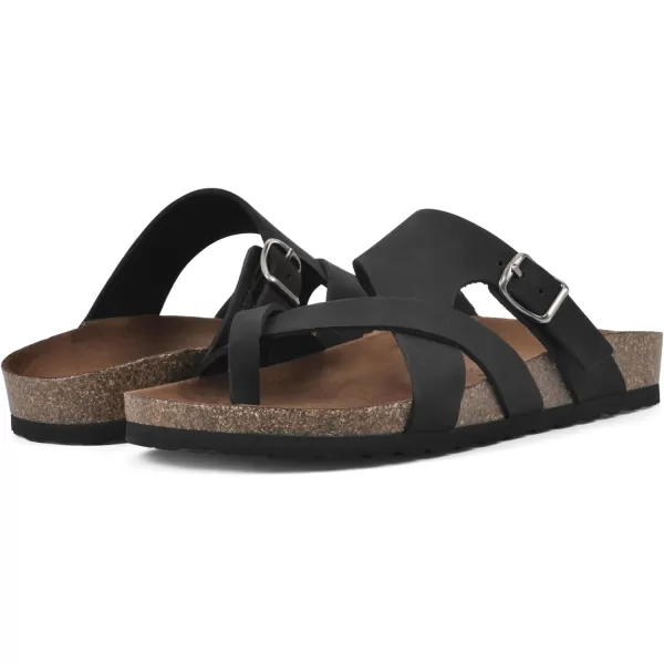 WHITE MOUNTAIN Women's Graph Flat Sandal