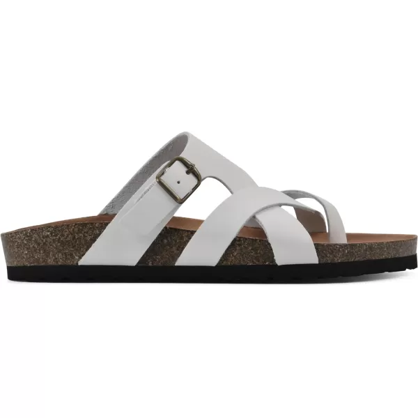 WHITE MOUNTAIN Women's Graph Flat Sandal