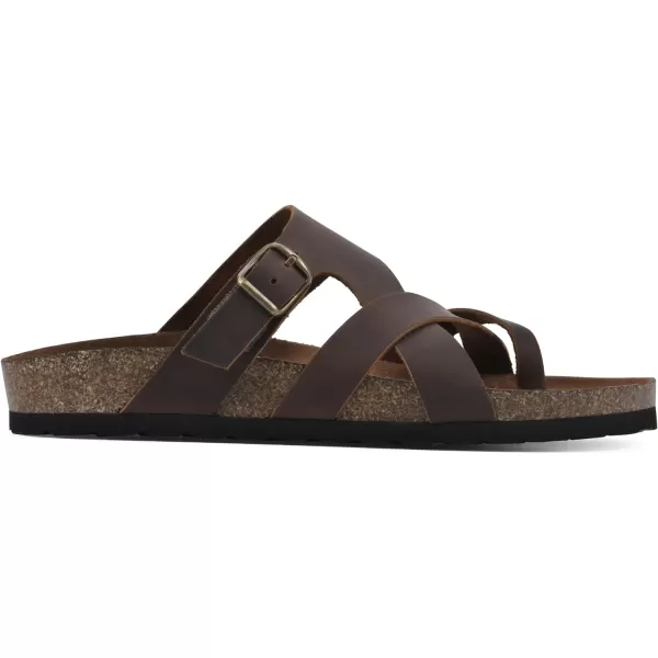 WHITE MOUNTAIN Women's Graph Flat Sandal