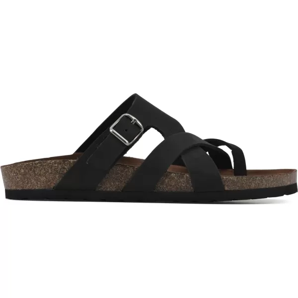 WHITE MOUNTAIN Women's Graph Flat Sandal