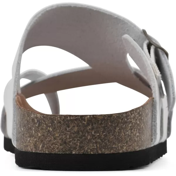 WHITE MOUNTAIN Women's Graph Flat Sandal