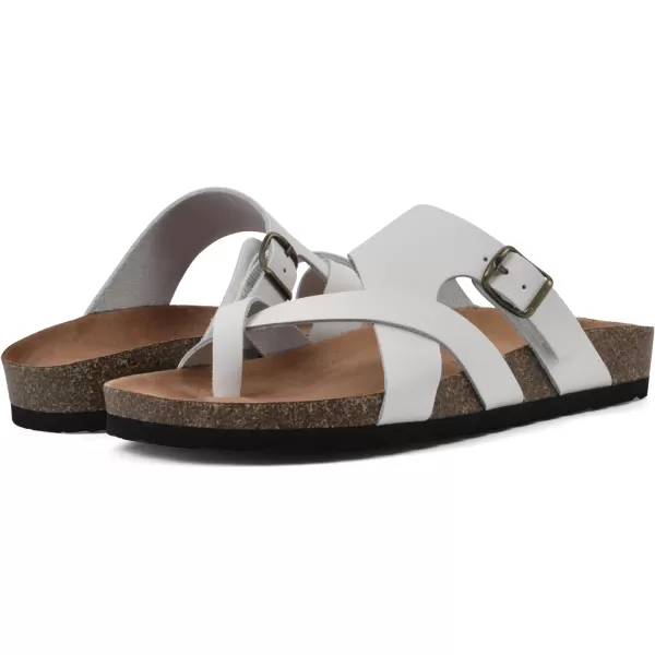 WHITE MOUNTAIN Women's Graph Flat Sandal