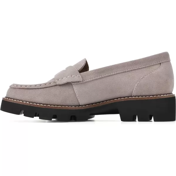 WHITE MOUNTAIN Women's Gunner Lugged Bottom Penny Loafer