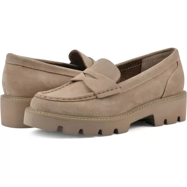 WHITE MOUNTAIN Women's Gunner Lugged Bottom Penny Loafer