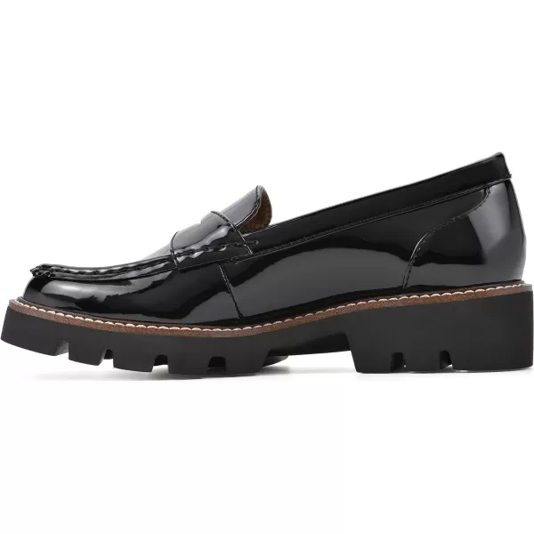 WHITE MOUNTAIN Women's Gunner Lugged Bottom Penny Loafer