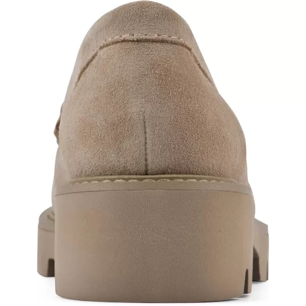 WHITE MOUNTAIN Women's Gunner Lugged Bottom Penny Loafer