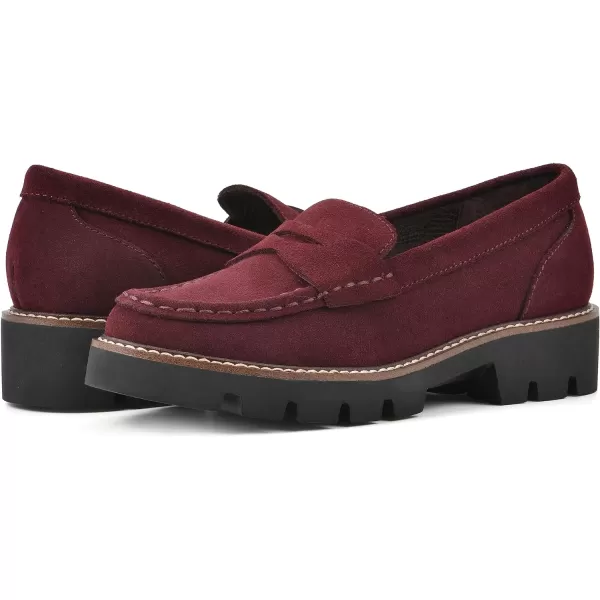WHITE MOUNTAIN Women's Gunner Lugged Bottom Penny Loafer