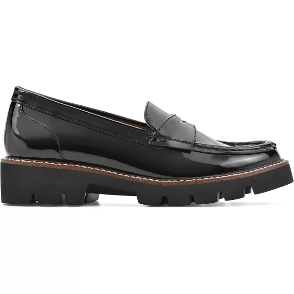 WHITE MOUNTAIN Women's Gunner Lugged Bottom Penny Loafer