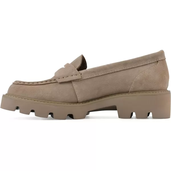 WHITE MOUNTAIN Women's Gunner Lugged Bottom Penny Loafer