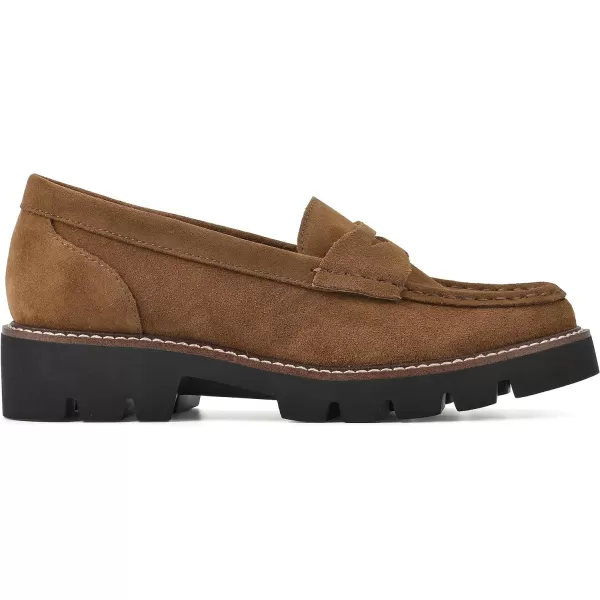 WHITE MOUNTAIN Women's Gunner Lugged Bottom Penny Loafer