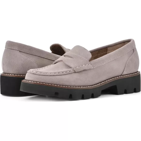 WHITE MOUNTAIN Women's Gunner Lugged Bottom Penny Loafer