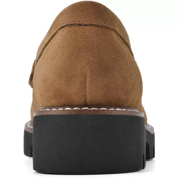 WHITE MOUNTAIN Women's Gunner Lugged Bottom Penny Loafer