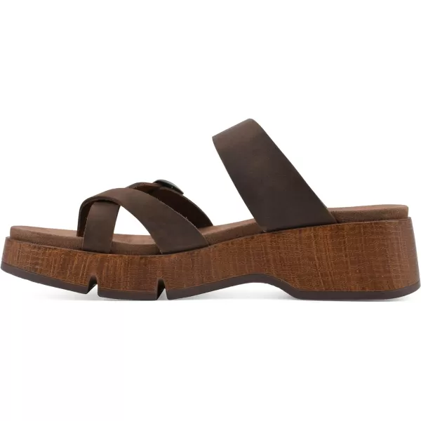 WHITE MOUNTAIN Women's Lefter Low Platform Sandal