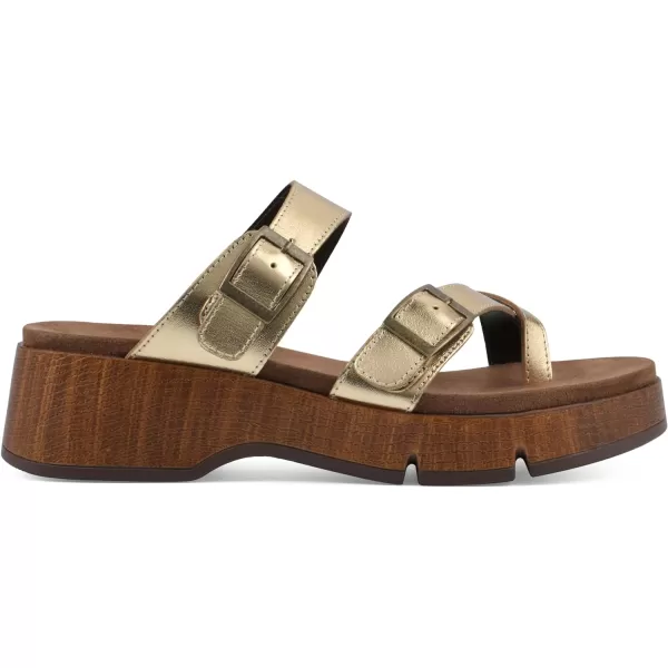 WHITE MOUNTAIN Women's Lefter Low Platform Sandal)