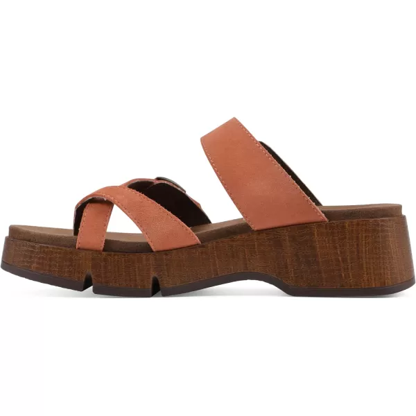 WHITE MOUNTAIN Women's Lefter Low Platform Sandal