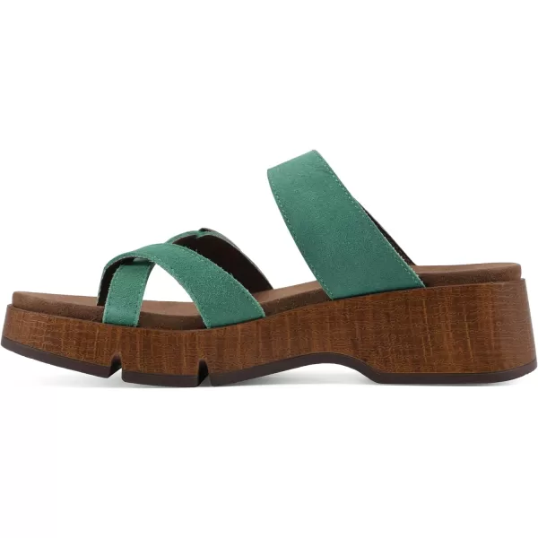 WHITE MOUNTAIN Women's Lefter Low Platform Sandal