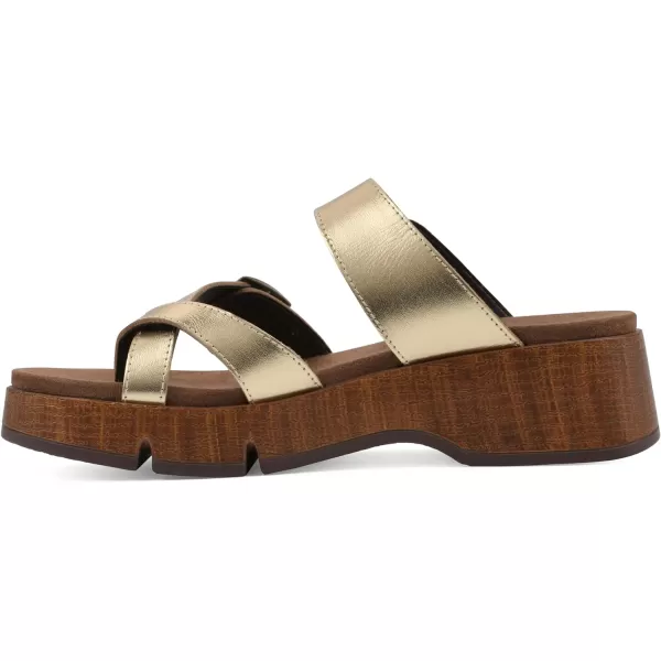 WHITE MOUNTAIN Women's Lefter Low Platform Sandal)