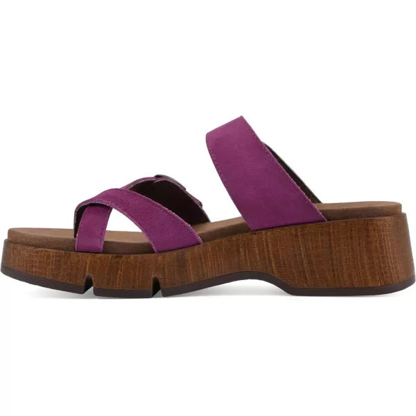 WHITE MOUNTAIN Women's Lefter Low Platform Sandal